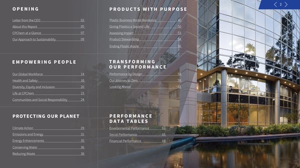 2021 Sustainability Report | Chevron Phillips - Page 2