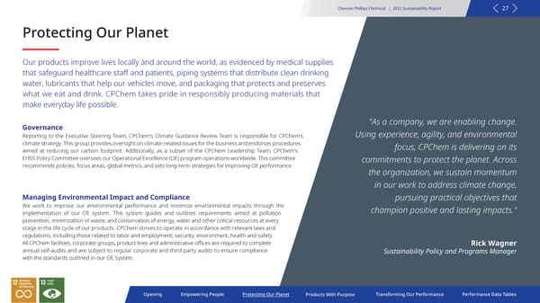 2021 Sustainability Report | Chevron Phillips - Page 27