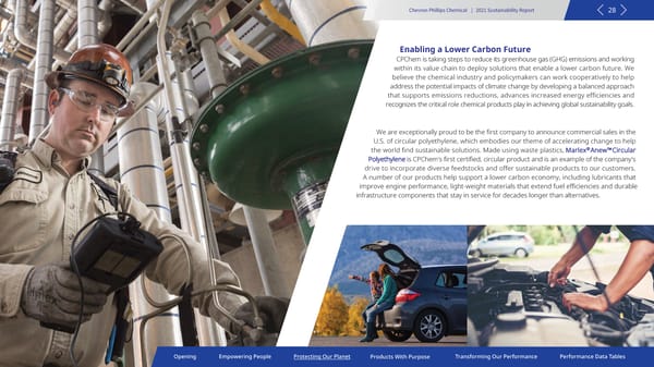 2021 Sustainability Report | Chevron Phillips - Page 28