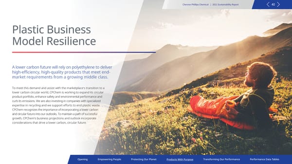 2021 Sustainability Report | Chevron Phillips - Page 40