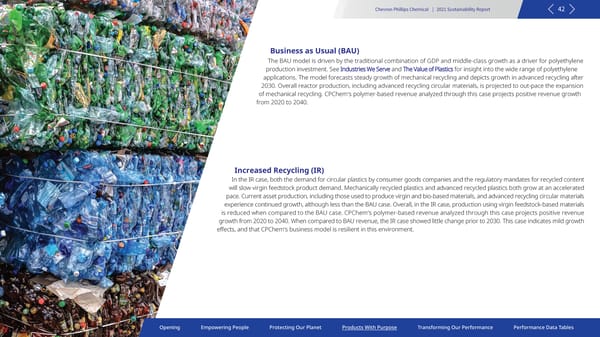 2021 Sustainability Report | Chevron Phillips - Page 42