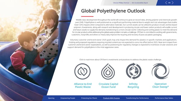 2021 Sustainability Report | Chevron Phillips - Page 44