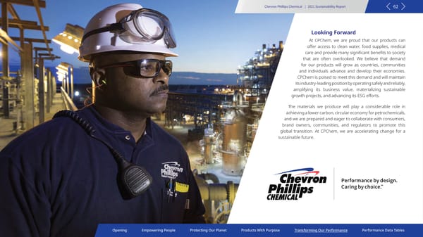 2021 Sustainability Report | Chevron Phillips - Page 62